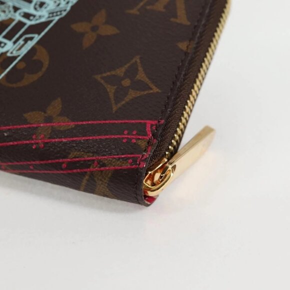 LOUIS VUITTON Monogram 2014 Christmas Only Zippy Wallet M58507 LV Auth 136757V - Picture 4 of 16